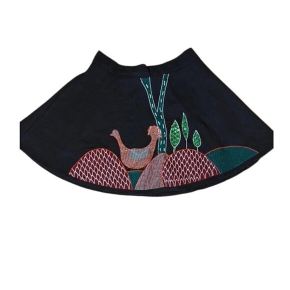 VINTAGE, beaded bird skirt, small - Picture 1 of 4